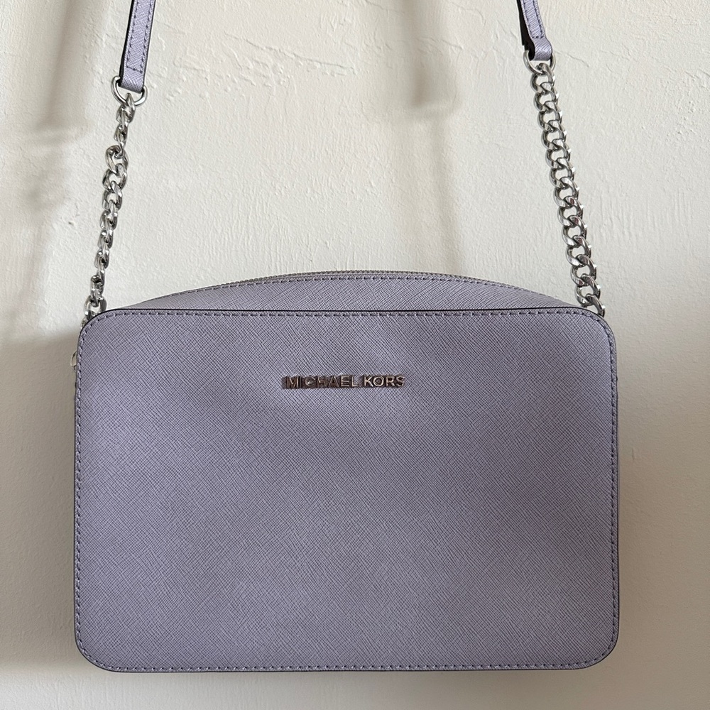 Michael Kors Lilac Jet Set Crossbody Purse
